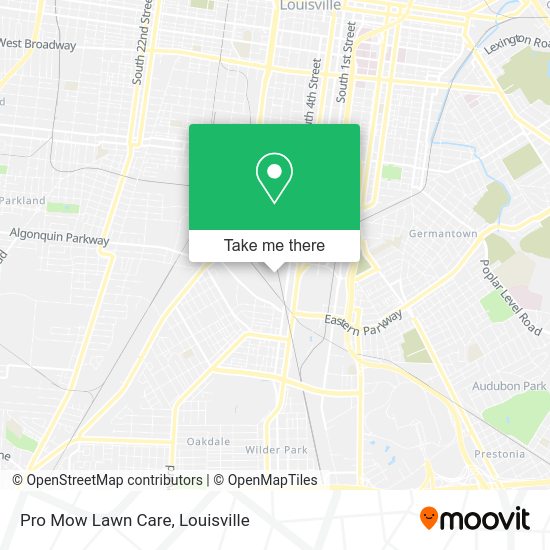 Mapa de Pro Mow Lawn Care