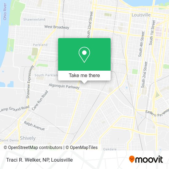 Traci R. Welker, NP map