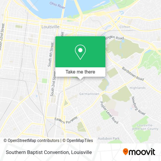 Southern Baptist Convention map