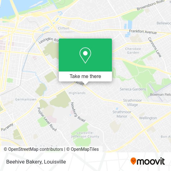 Mapa de Beehive Bakery