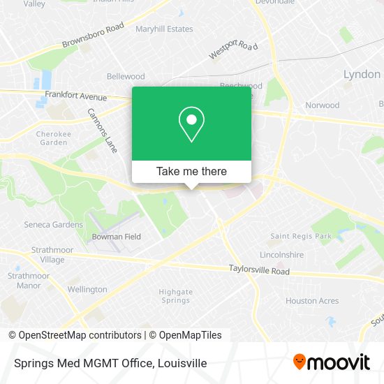 Mapa de Springs Med MGMT Office