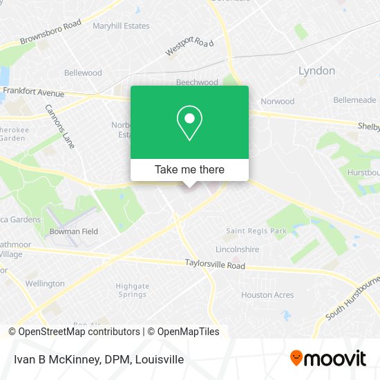 Ivan B McKinney, DPM map