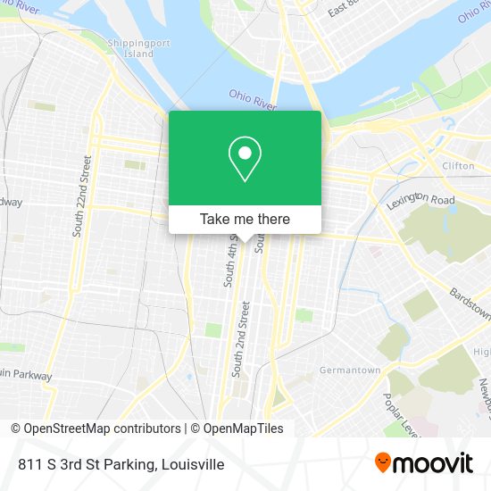 Mapa de 811 S 3rd St Parking