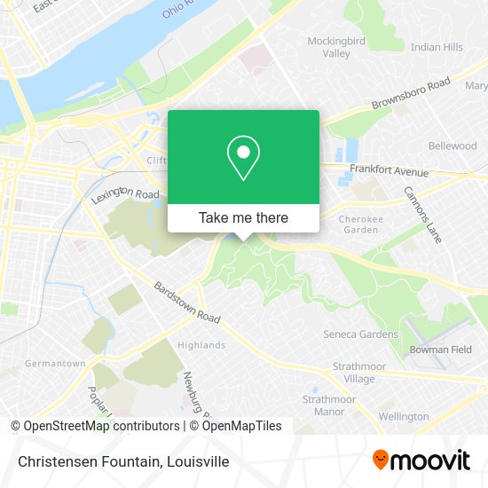 Christensen Fountain map