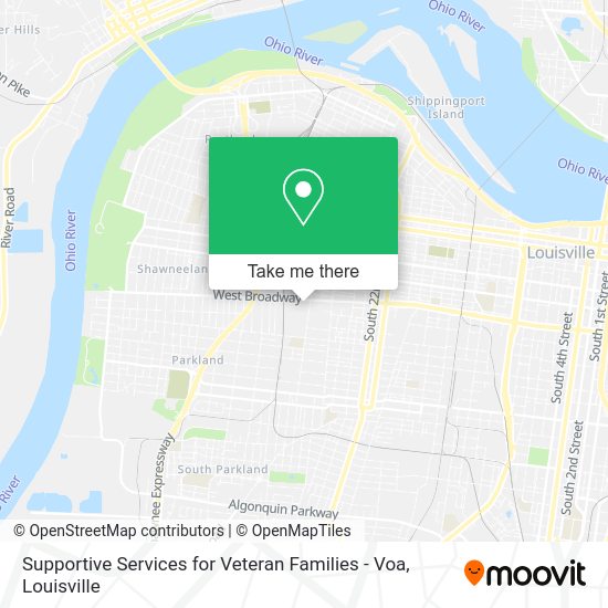 Supportive Services for Veteran Families - Voa map