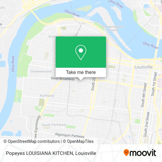 Mapa de Popeyes LOUISIANA KITCHEN
