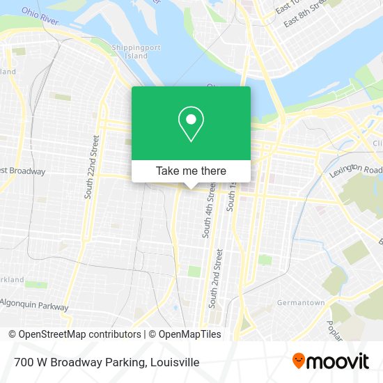 Mapa de 700 W Broadway Parking
