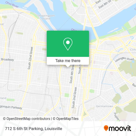 Mapa de 712 S 6th St Parking