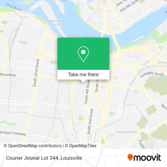 Mapa de Courier Jounal Lot 344