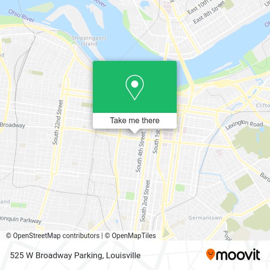 525 W Broadway Parking map