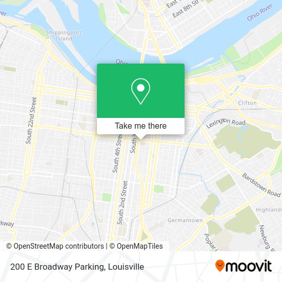 Mapa de 200 E Broadway Parking
