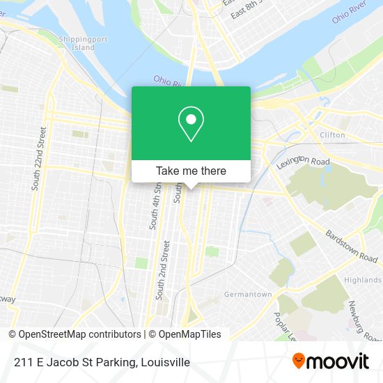 211 E Jacob St Parking map