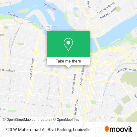 720 W Muhammad Ali Blvd Parking map