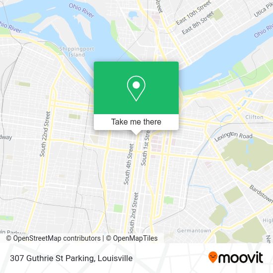 Mapa de 307 Guthrie St Parking