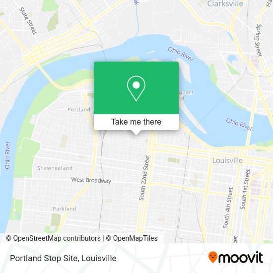 Portland Stop Site map