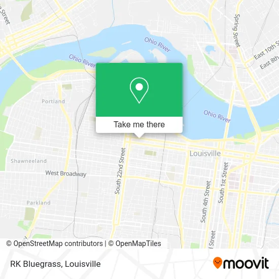 RK Bluegrass map