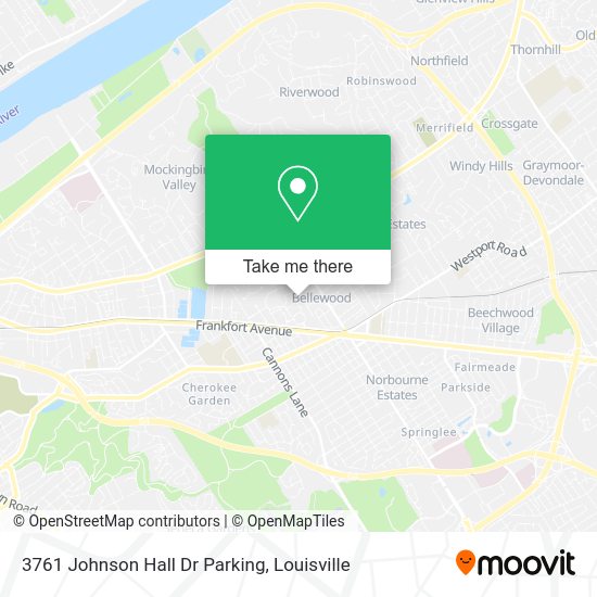 3761 Johnson Hall Dr Parking map