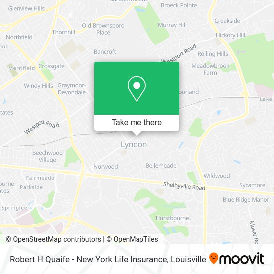 Mapa de Robert H Quaife - New York Life Insurance