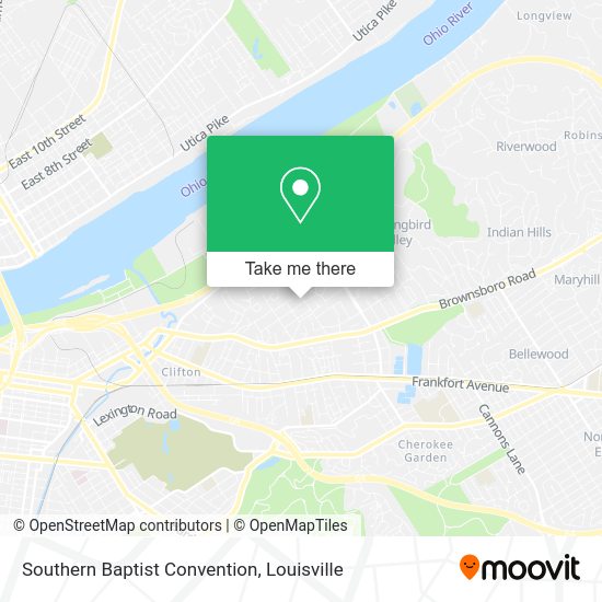 Mapa de Southern Baptist Convention