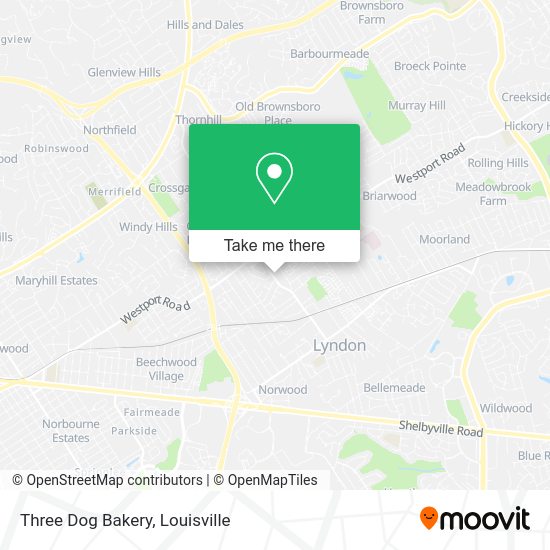 Three Dog Bakery map