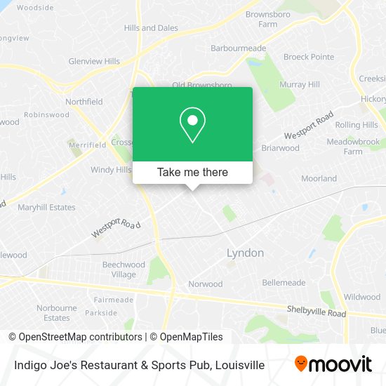 Indigo Joe's Restaurant & Sports Pub map