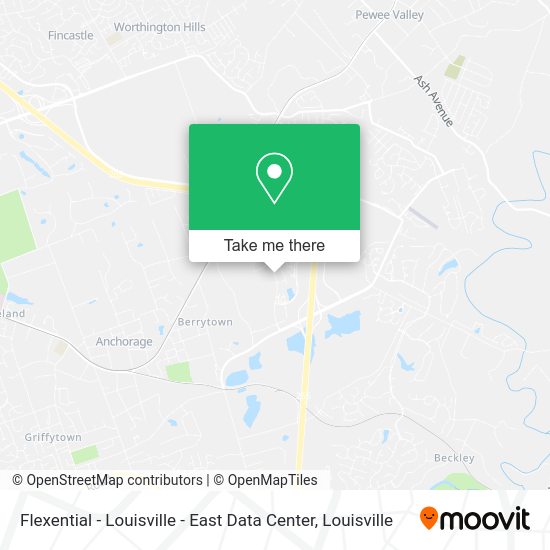 Mapa de Flexential - Louisville - East Data Center
