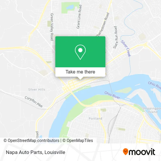 Mapa de Napa Auto Parts