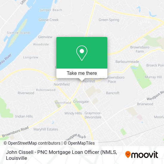 John Cissell - PNC Mortgage Loan Officer map