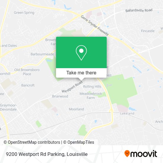 Mapa de 9200 Westport Rd Parking