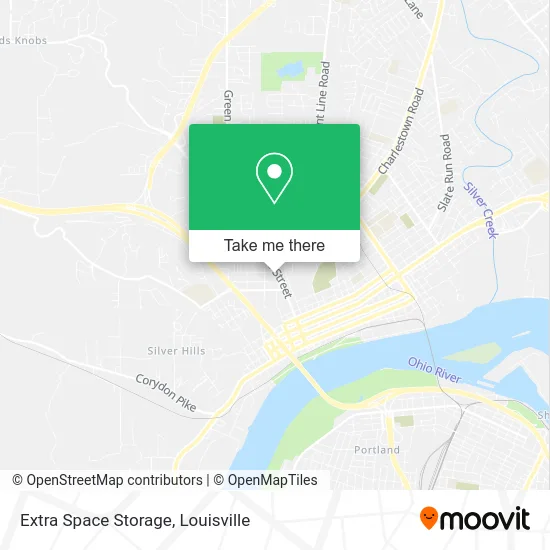 Mapa de Extra Space Storage