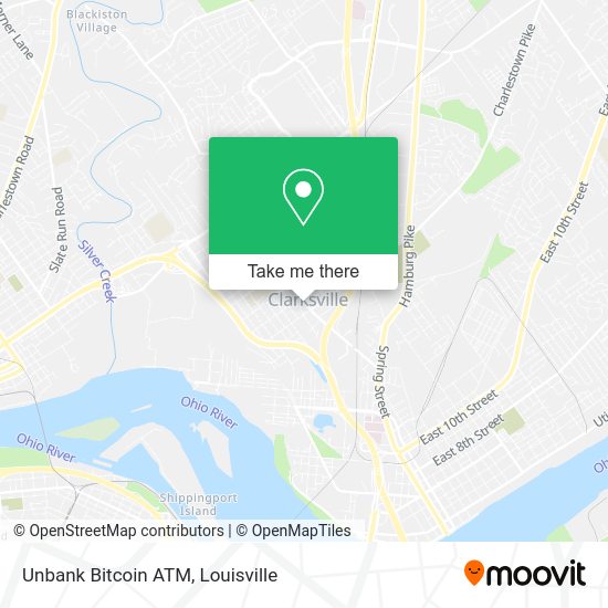 Unbank Bitcoin ATM map