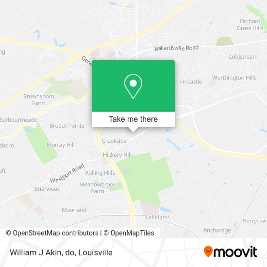 William J Akin, do map