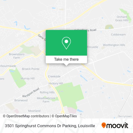 3501 Springhurst Commons Dr Parking map