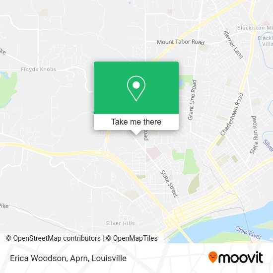 Erica Woodson, Aprn map