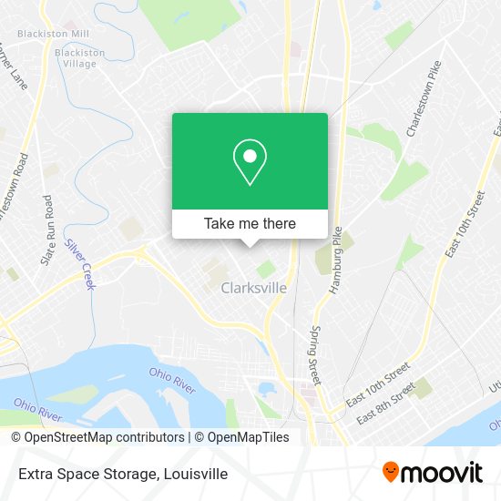 Extra Space Storage map
