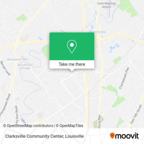 Clarksville Community Center map