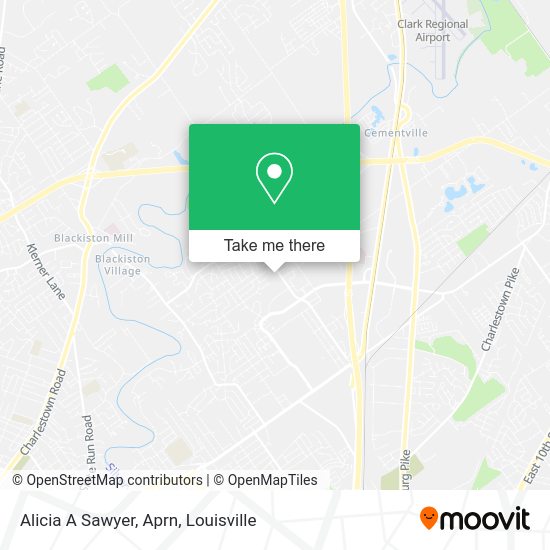 Alicia A Sawyer, Aprn map