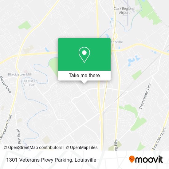 Mapa de 1301 Veterans Pkwy Parking