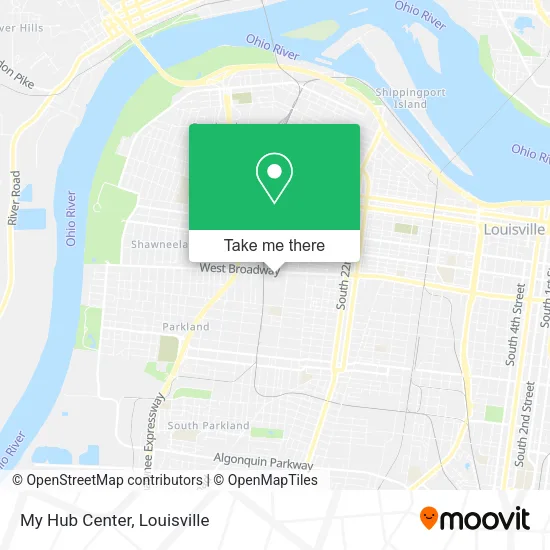 My Hub Center map