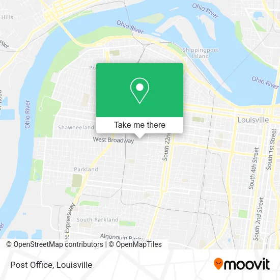 Post Office map
