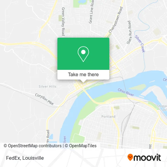 Mapa de FedEx