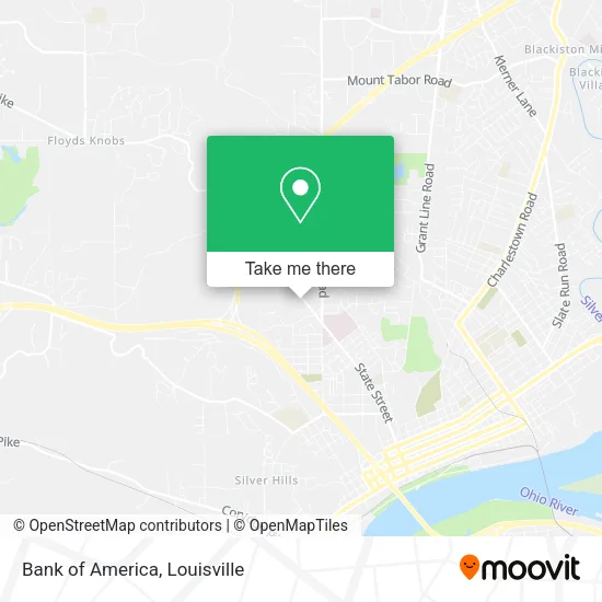Bank of America map