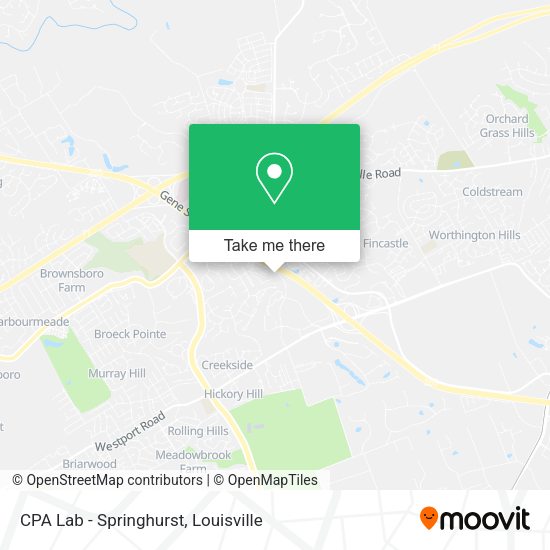 CPA Lab - Springhurst map