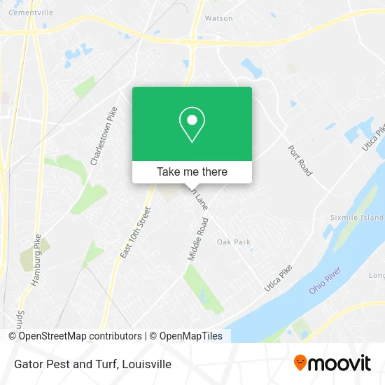Gator Pest and Turf map