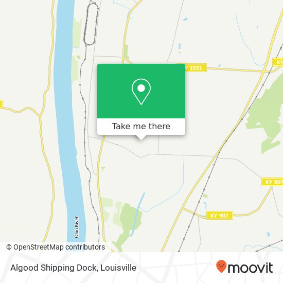 Mapa de Algood Shipping Dock