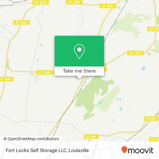 Fort Locks Self Storage LLC map