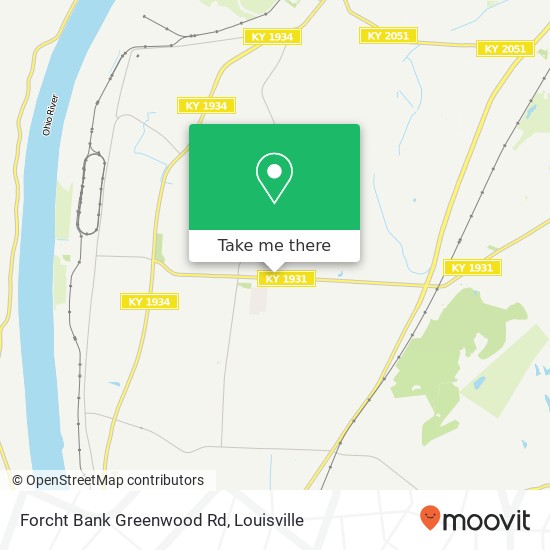 Mapa de Forcht Bank Greenwood Rd