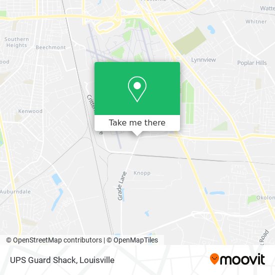 Mapa de UPS Guard Shack