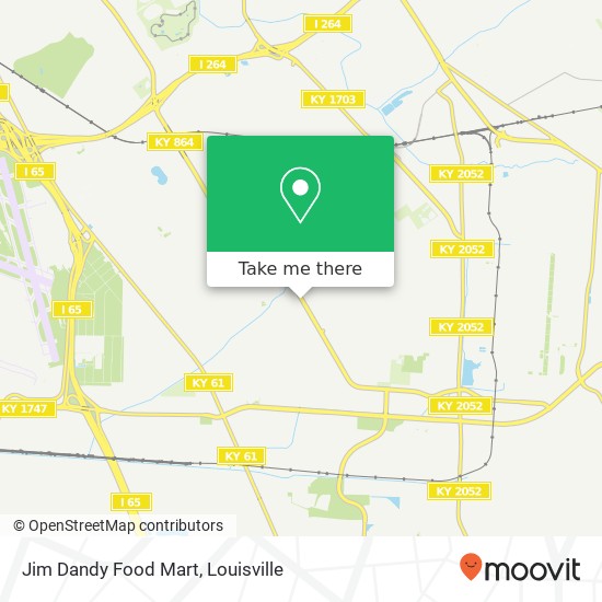 Jim Dandy Food Mart map