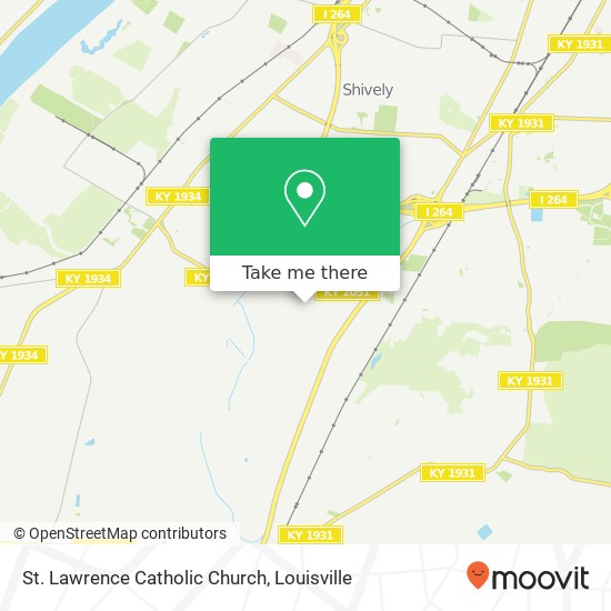 Mapa de St. Lawrence Catholic Church